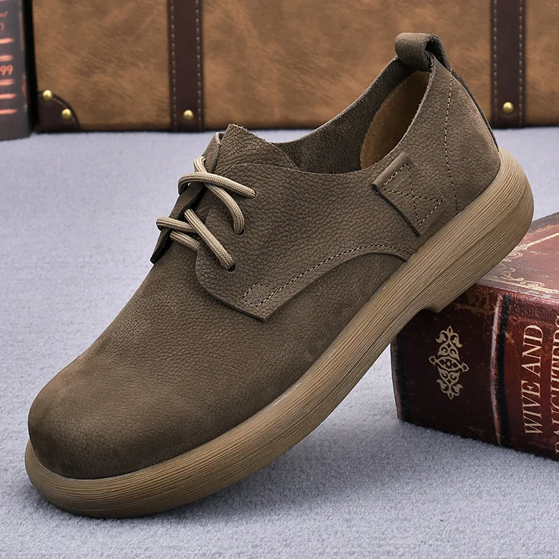 

Мужская обувь высокого качества, кожаная обувь ручной работы, мужские повседневные деловые туфли на плоской подошве, уличные дорожные кроссовки на мягкой подошве, брендовые мокасины