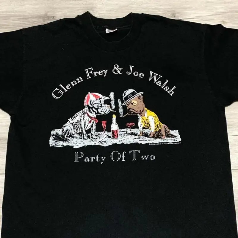 Joe Walsh And Glenn Frey Tour Party Of Two T Shirt Full Size 8D598