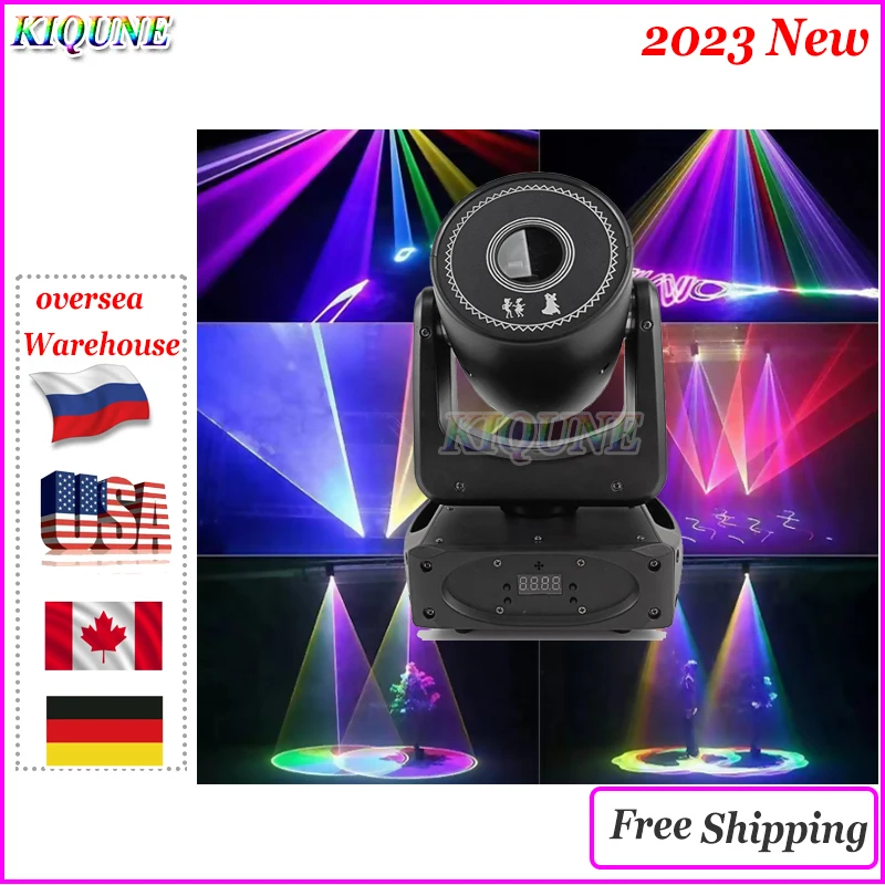 

2w/3w/5w Moving Head Laser Light Projector High Speed Galvanometer 20K Scanning Beam Pattern Line Animation Laser Bar Club Sell