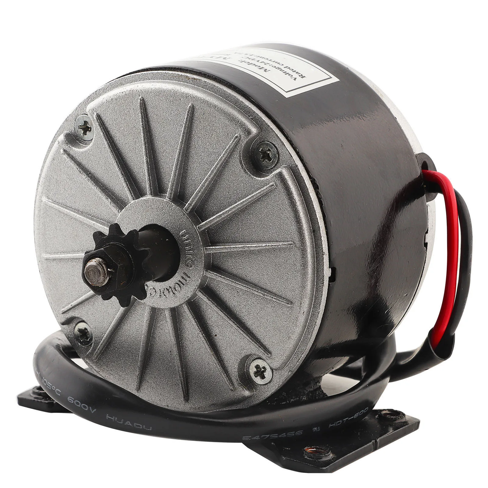 

MY1016 24V 250W High Speed Small Brush Motor with Belt Pulley Electric Scooter Electric Bike Accessory