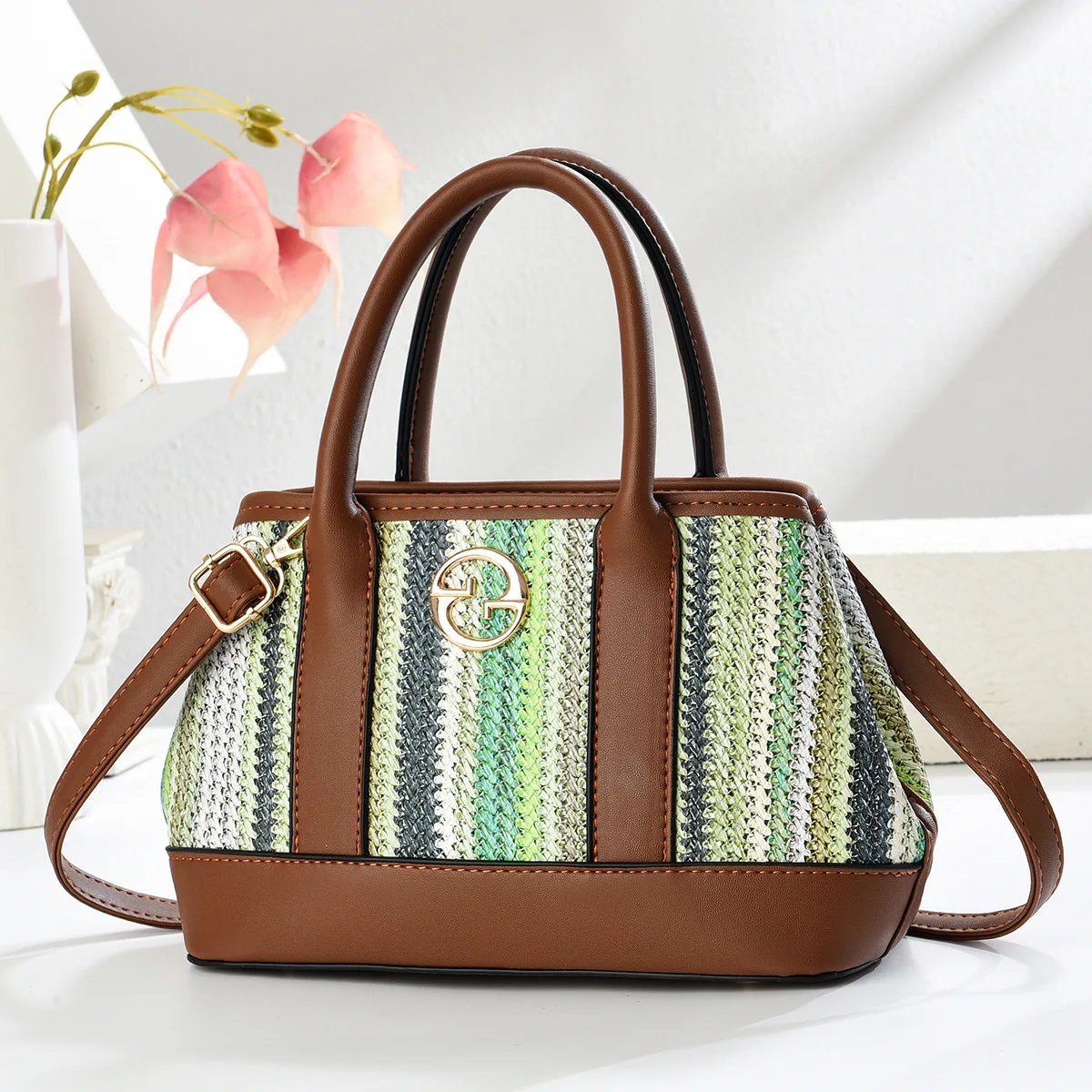 

Designer Fashion Women's Commuting Weave Leather Handbag Crossbody Tote Bags 2025 New Fashion Versatile Casual Shoulder Bag