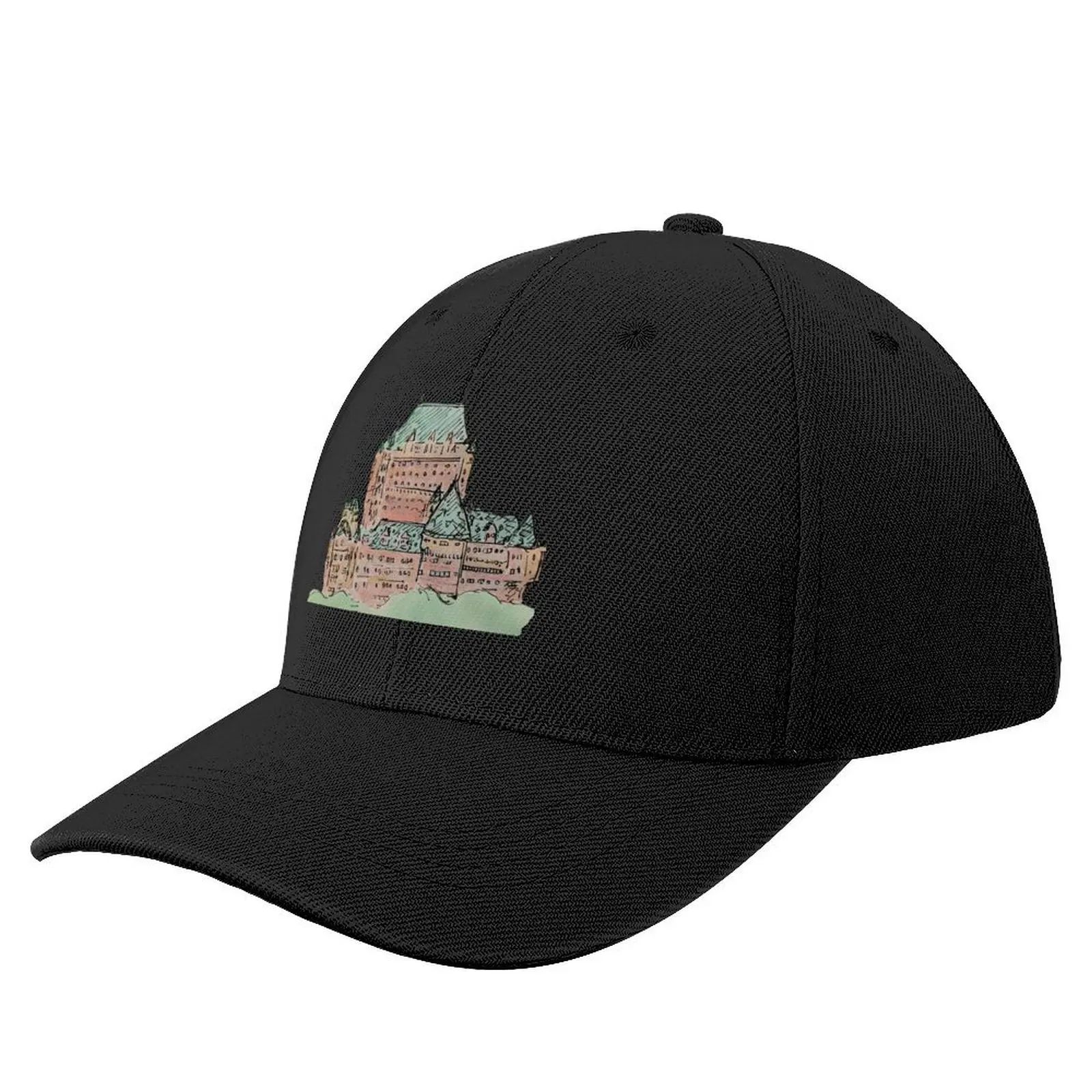 Le Chateau Frontenac Quebec City (watercolour) Baseball Cap party Hat New Hat Golf Men Women's