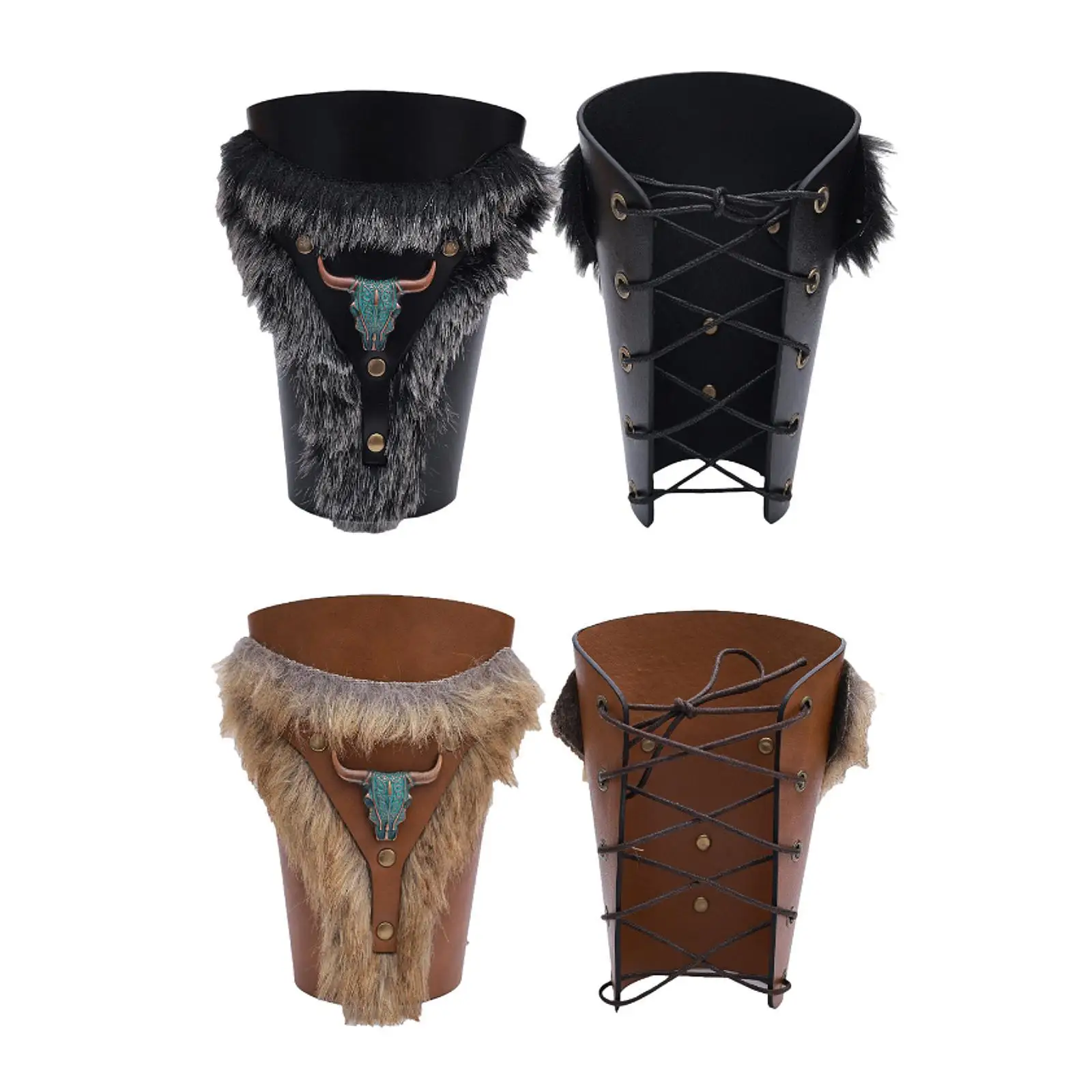 

Нарукавники из искусственной кожи, средневековые наручи для мужчин и женщин, одетые для выступлений на сцене