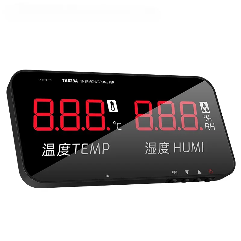 Thermohygrometer Industrial LED Digital Display Large Screen Indoor Thermometer Greenhouse Hygrometer Temperature Hygrometer