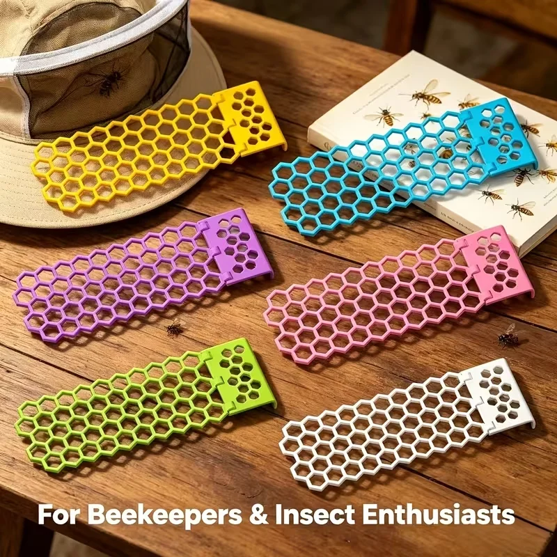 Bee Watering Ladder 3 Pack Floating Honeycomb Bee Drinking Ramp for Bird Bath Garden Pond Insect Water Feeder Saver