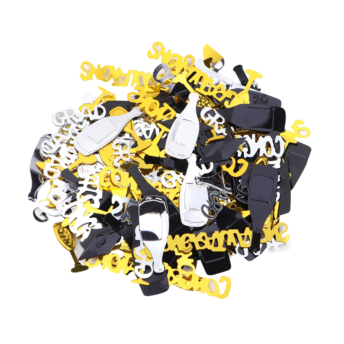 

500pcs Graduation Confetti Creative Shape Party Decoration Photo Prop Festive Supplies Confetti Decor Graduation Party Supplies