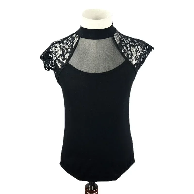 الفتيات الاطفال ملابس الرقص رداء رقص الباليه لأزياء النساء الجمباز Dancewear بلا أكمام الرقص الدانتيل ارتداء للسيدات بحيرة البجع