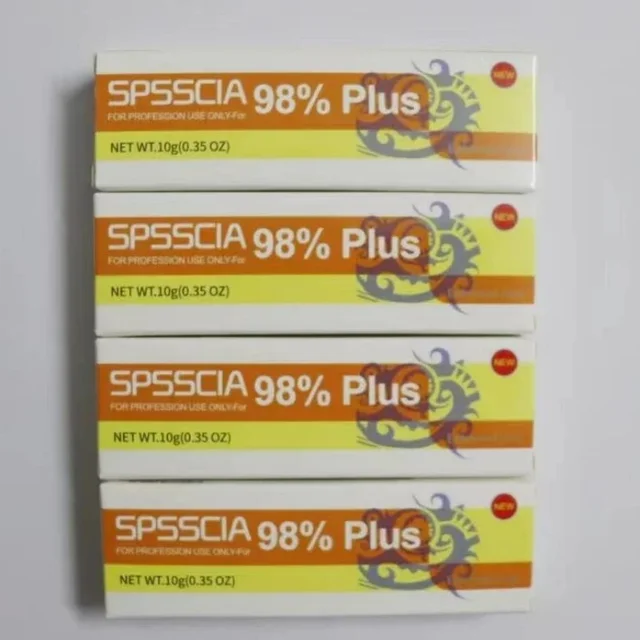 ORYGINALNY 98% SPSSCIA Krem do tatuażu przed makijażem permanentnym Microblading Brwi Usta 10g Krem do pielęgnacji tatuażu