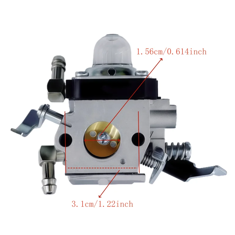 Carburetor for Wacker BS50-2 BS50-2i BS60-2 BS60-2i BS70-2i Rammer for Walbro HDA 242 HDA 252 Carb 0165604 w intake pump gasket