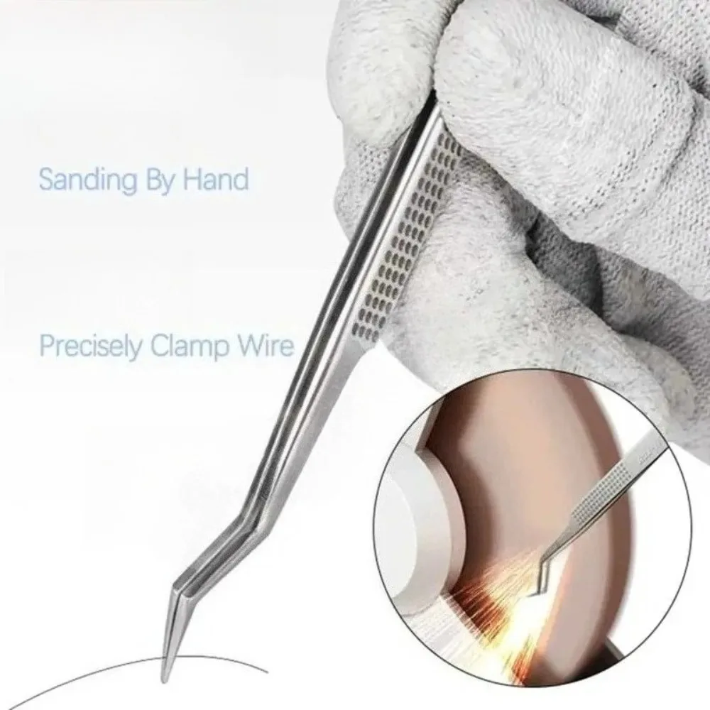 Aax-17 Tin Positioning Tweezers for Precise Clamping of Tin Wire, Non-slip and Wear-resistant, Made of stainless steel
