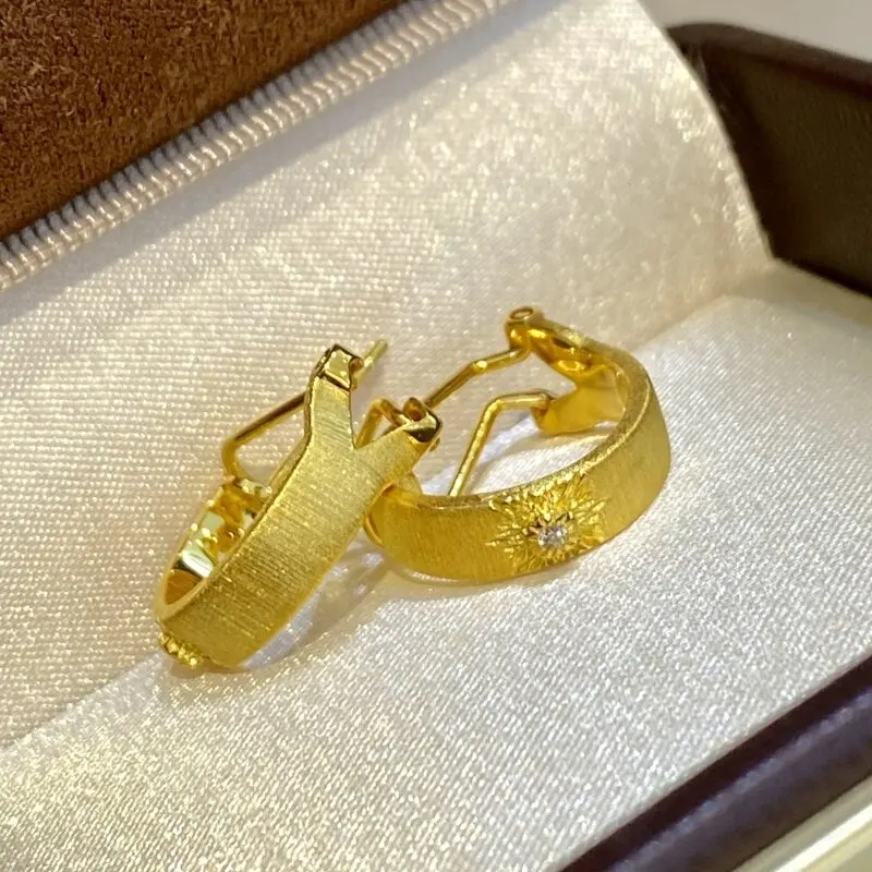 

ARIGAYA стерлингового серебра 925 пробы, итальянские кружевные толстые серьги-кольца с крошечным цирконом, 2024, роскошные блестящие женские подарочные ювелирные изделия