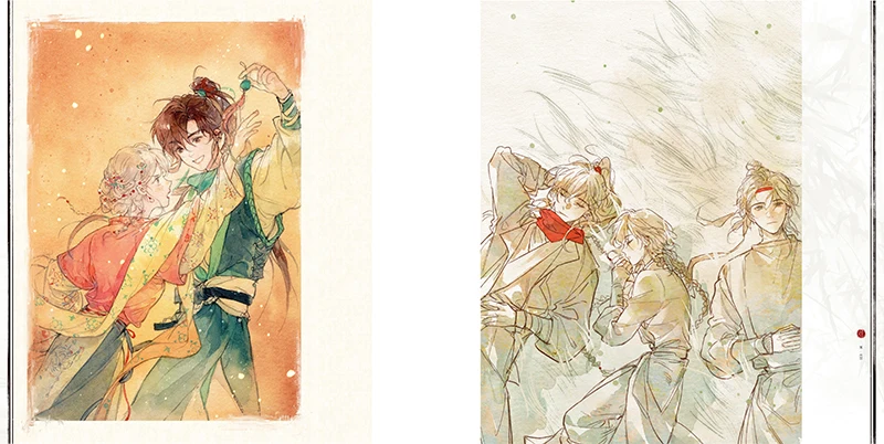 New National Style Group Portrait Collection, Popular Artist Painting, Original Ancient Style Plot To The Painting Collection