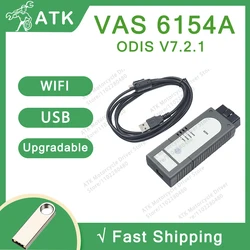 VA-S 6154A ODIS V7.2.1 skaner sprzęt diagnostyczny V1.9 z WiFi va-s6154 narzędzie samochodowe naprawa samochodów dekoder samochodów ciężarowych czytnik