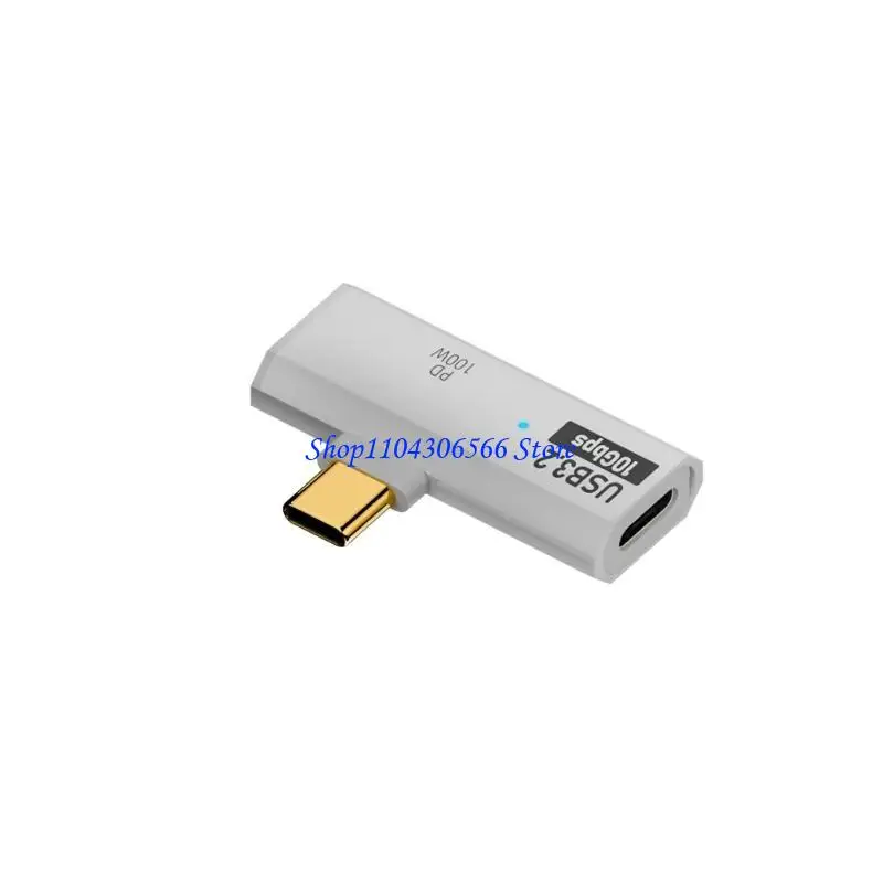 02DD 2Function USB C Adapter With 100W Fast Charging, OTG Support Adapter For Enhances Device Connectivity Professional Use