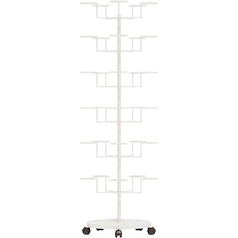 

2026 New：Rack ﻿ Stand with Storage, Multi-Tier Hanger Shop Display and Organization(30 hat holders) Bedroom(