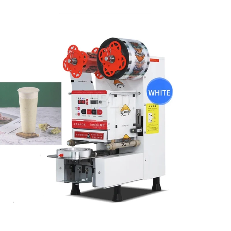 Milk Tea Shop Coffee Sealing Machine Desktop Electric Automatic Paper Cup Sealing Machine