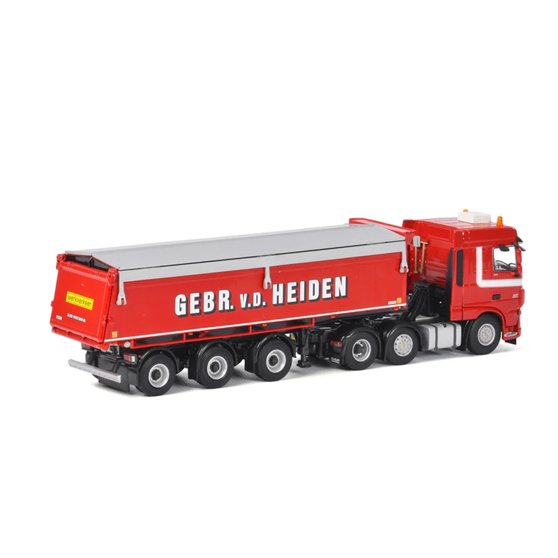 WSI Diecast 1:50 Scale DAF XF 6x2 TWIN STEER Truck Container Alloy Car Model Collection Souvenir Ornaments Display  01-1846