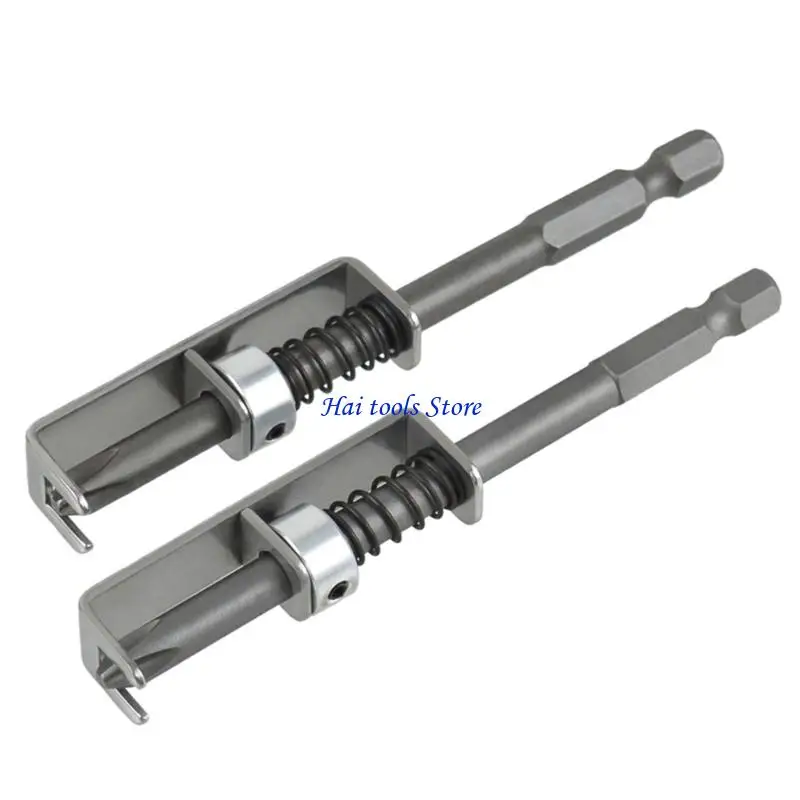 X37E Spring Loaded Alignment Screwdriver For Plastic Woodworking Metalworking With Ergonomic Grip Aluminum Alloy Construction