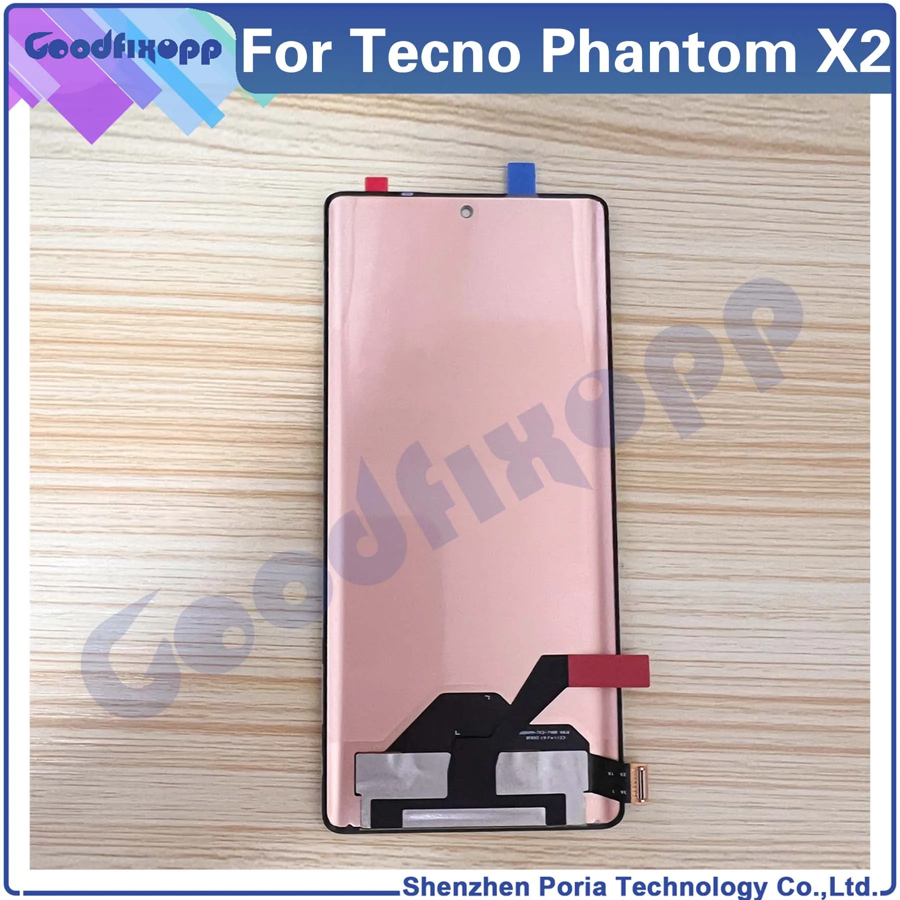 For Tecno Phantom X2 AD8 LCD Display Touch Screen Digitizer Assembly Repair Parts Replacement