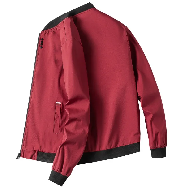 

2024 New Men's Spring and Autumn Jacket Casual Baseball Jacket Thin Top Trendy Coat Men Clothing Streetwear Promotion