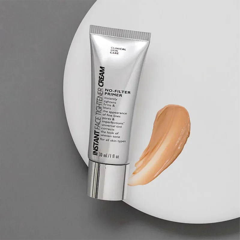 Vloeibare Foundation Instant Face Tightener Primer Geen Filter Basiscrème Olie Controle Zelfs Huidskleur Bedekken Vlekken Gezicht Make-Up 30Ml