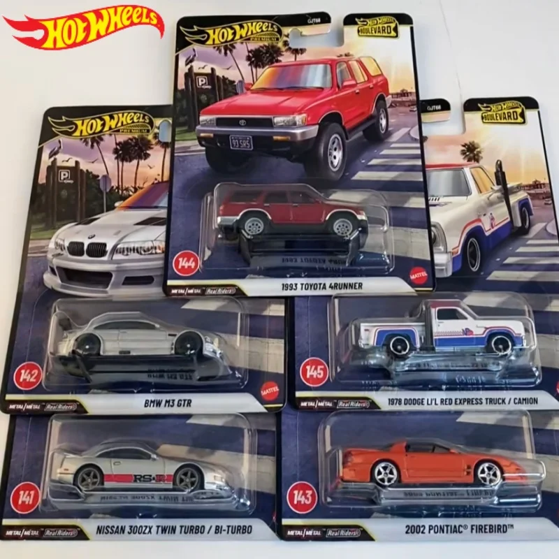 

Hot Wheels Original Boulevard 29 Car Model 1/64 Scale Die-Cast Car BMW NISSAN TOYOTA DODGE Iron Bottomed Rubber Tire Alloy Model