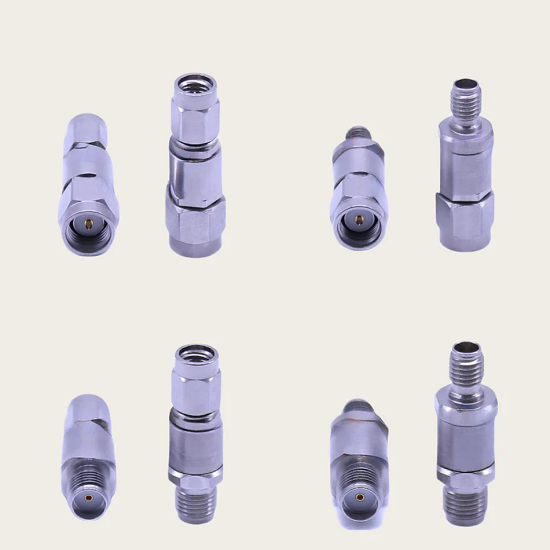 

1 шт. тестовый адаптер из нержавеющей стали с SMA на SSMA штекер и гнездо, миллиметровый тестовый коннектор 26,5 г