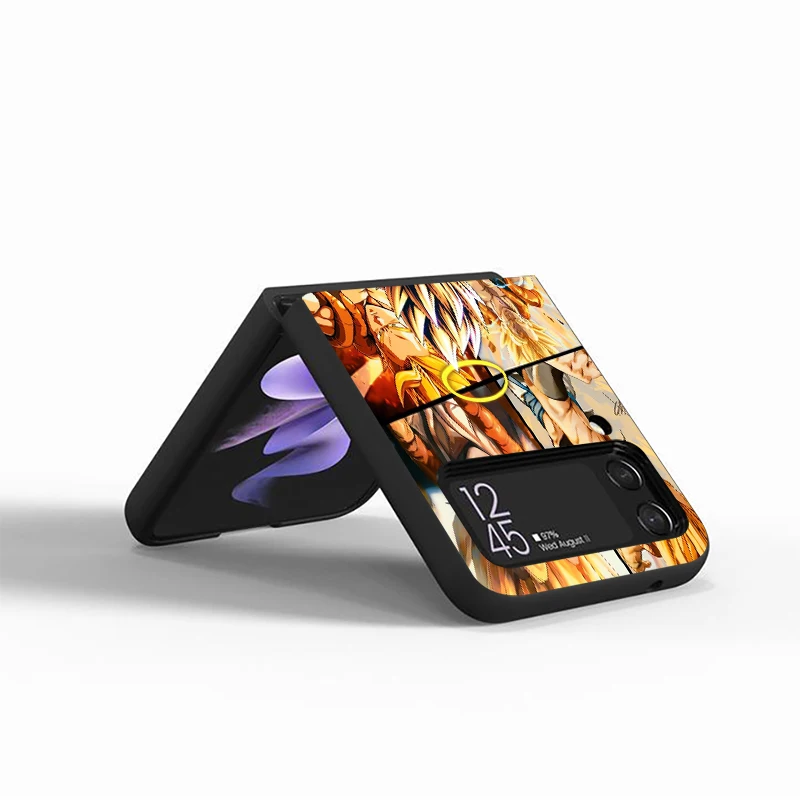 Casing Ponsel untuk Samsung Galaxy Z Flip 5 Z Flip 6 Z Flip 7 Z Flip Z Flip 4 Z Flip 3 Sampul Belakang Bola Naga