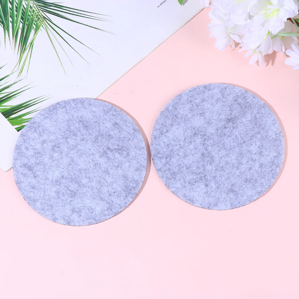 20 Pcs Non-slip Felt Furniture Pads Flower Pot Mat Round Placemat Chair Feet Mats