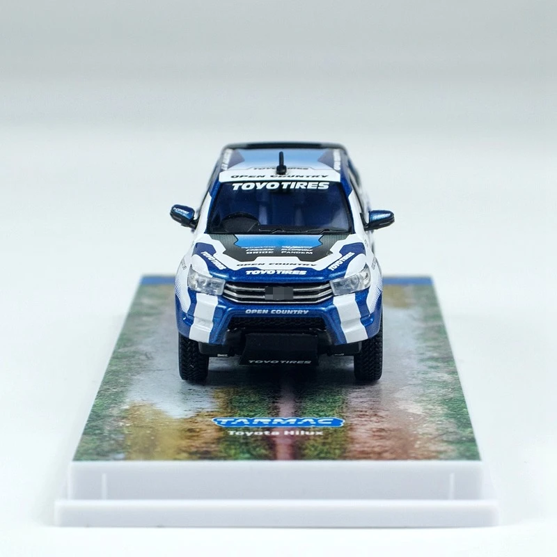 TARMAC WERKT 1/64 Hilux Toyo Banden Legering Motorvoertuig Speelgoed spuitgieten Metalen Model Collectie Jongen Kerstcadeaus