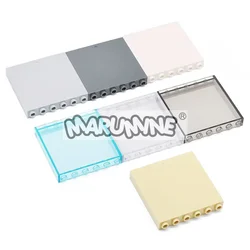 Marumine MOC Bricks 20PCS 1x6x5 Window Glass Houses Wall Element 59349 Compatible Building Blocks Panel Assembles Accessories
