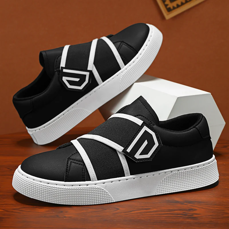 New Men Business Casual Shoes Fashion Anti Slip Outdoor Sneakers Comfortable Wear-resistant Walking Shoes Leather Walking Shoes image 4