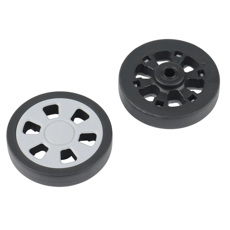 2X Luggage Accessories Wheels Aircraft Suitcase Pulley Rollers Mute Wheel Wear-Resistant Parts Repair 60X12mm