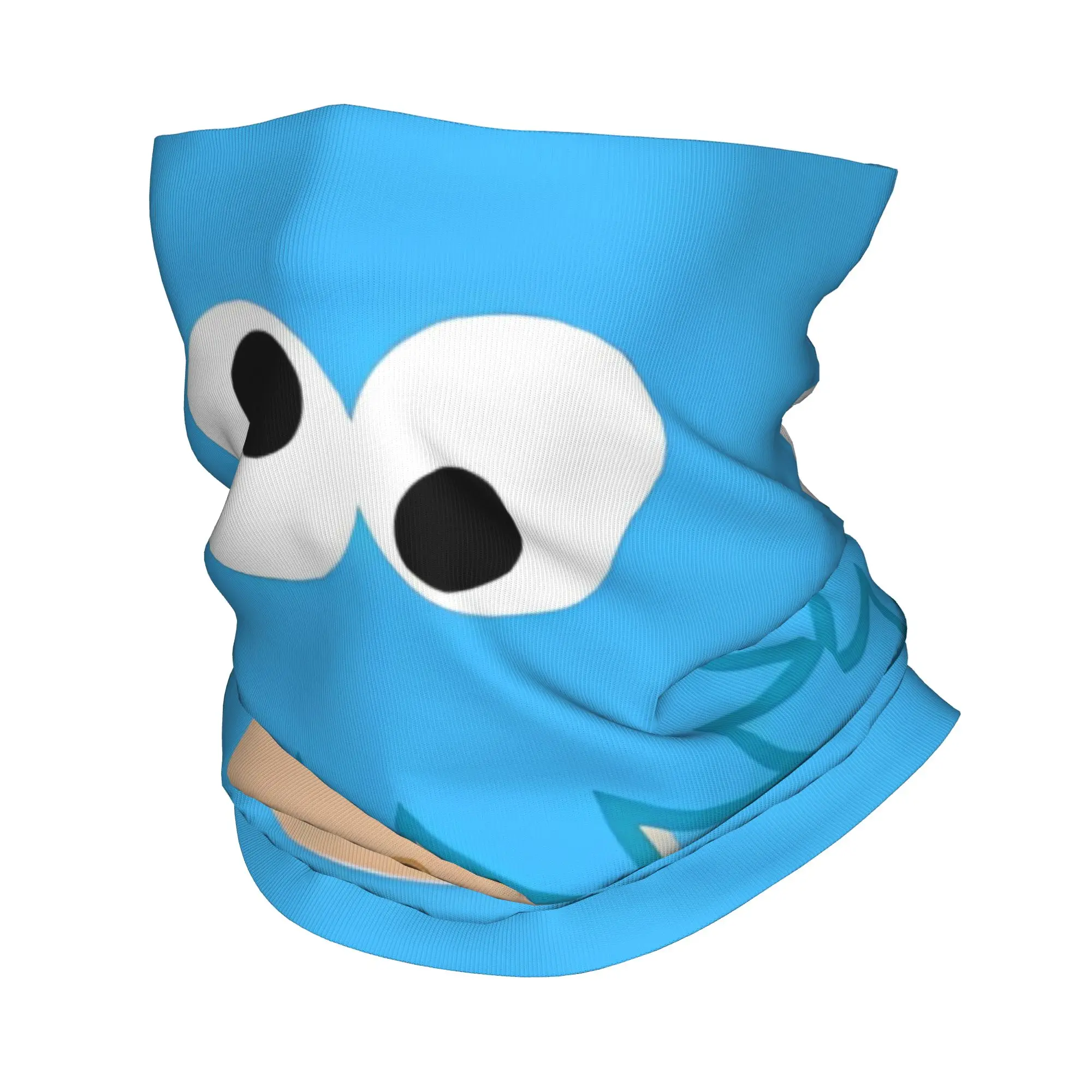 

Cookie Monste Sesamed Bandana Neck Gaiter Printed Cartoon Face Scarf Multi-use Headwear Riding for Men Women Adult Breathable