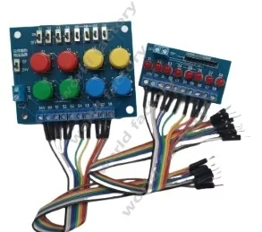 PLC debugging board Switch simulation board PLC test board PLC learning accessories