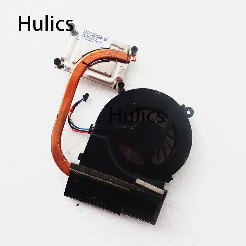 Hulics Used For HP 1000 2000 CQ45 450 250 Laptop Cooling Heatsink With Fan 685086-001 6043B0116801