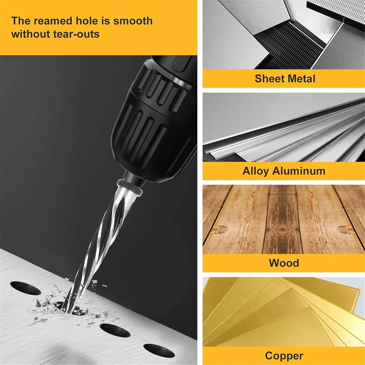 

Набор строительных разверток HSS Bridge, 3/8 дюйма, 1/2 дюйма, 5/8 дюйма, 3/4 дюйма, 1 горячая распродажа, инструменты из металла, дерева