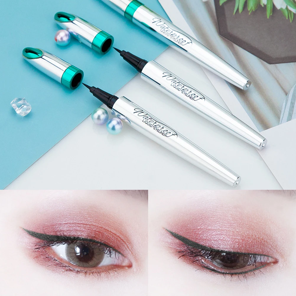 

Liquid Eyeliner Waterproof Longwear Fine Tip Pen Quick Drying Intense Color Upper Lower Lash Line Entire Eye Area
