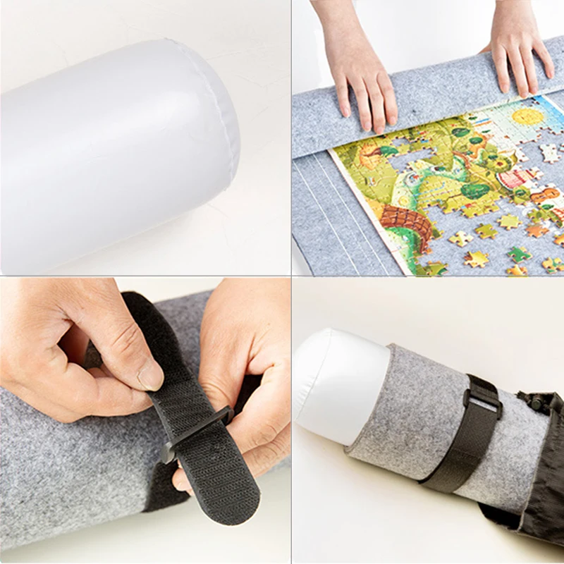 Puzzle-Aufbewahrungsdecke für Kinder, Puzzle-Spielzeug, mehrere Spezifikationen mit Tasche, tragbar, Eltern-Kind-Früherziehung, Geschenke TMZ – Detail 10