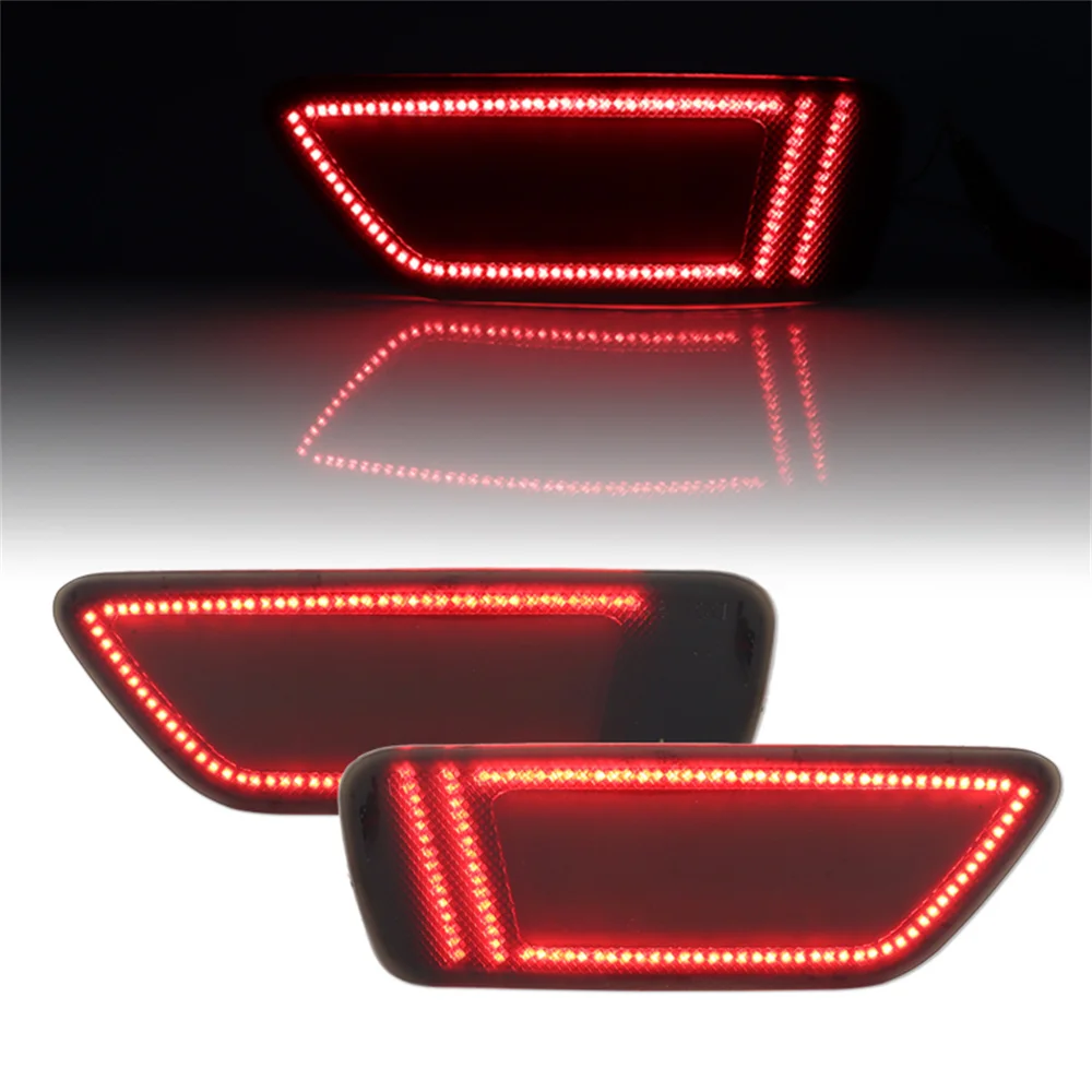 For Jeep Grand Cherokee 2012-2021 & Compass 2011-2017 For Dodge Journey Rear Bumper Reflectors Tail/Brake Lights Rear Fog Lights view 5