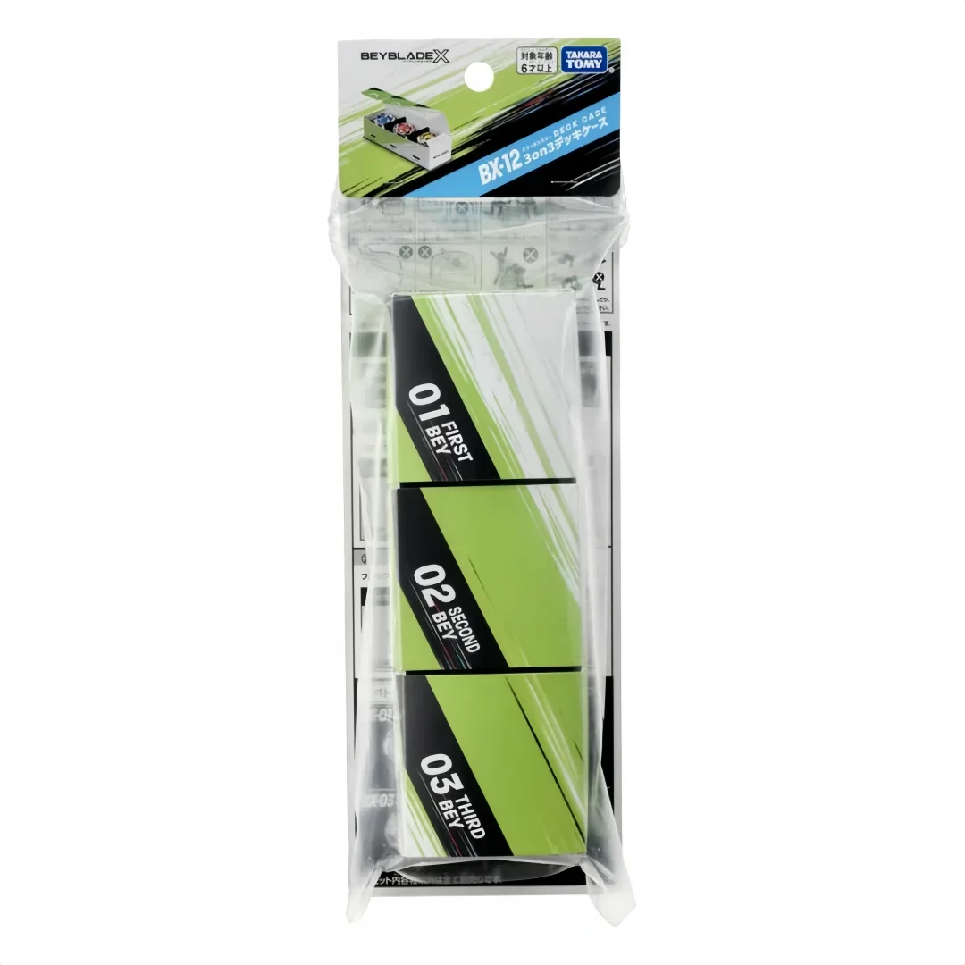 ECHTE TAKARA TOMY Beyscollector X BEYS BX-12 3on3 Deck Case Verpackung für das 3on3 Deck Case.