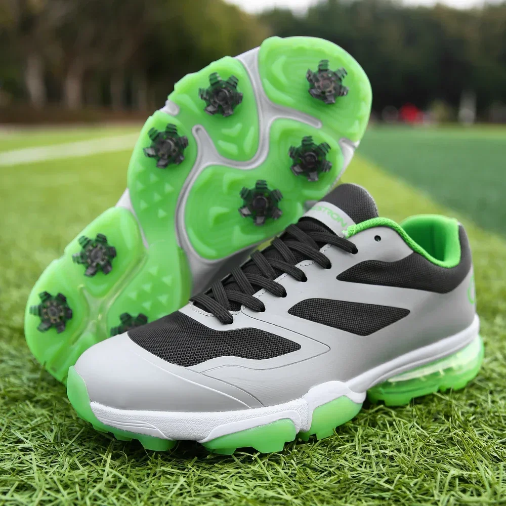 Professional Spikes Golf Shoes Men Golf Wears for Men Comfortable Golfers Footwears Luxury Walking Sneakers