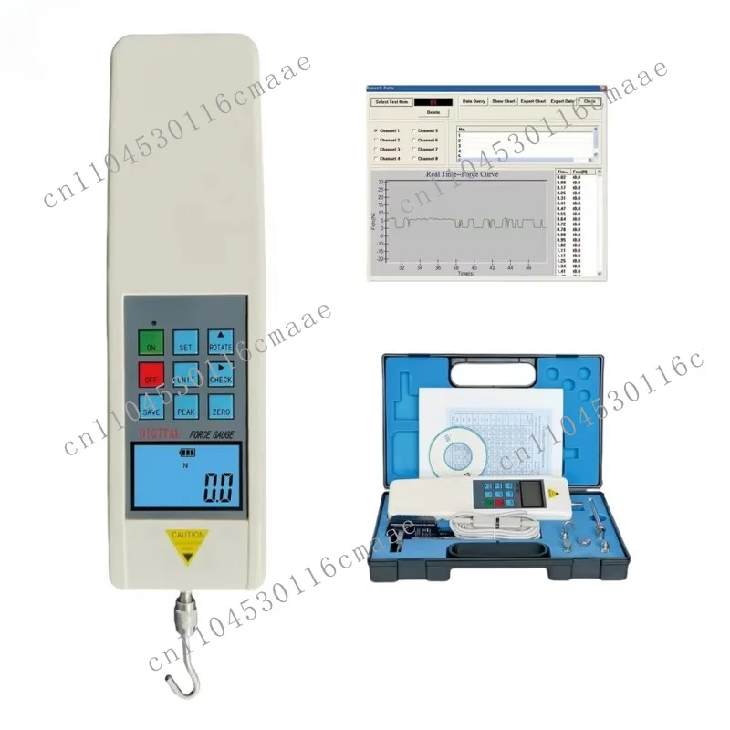 High-precision digital push-pull force meter with 0.5% accuracy, can be customized by OEM for push-pull force testing