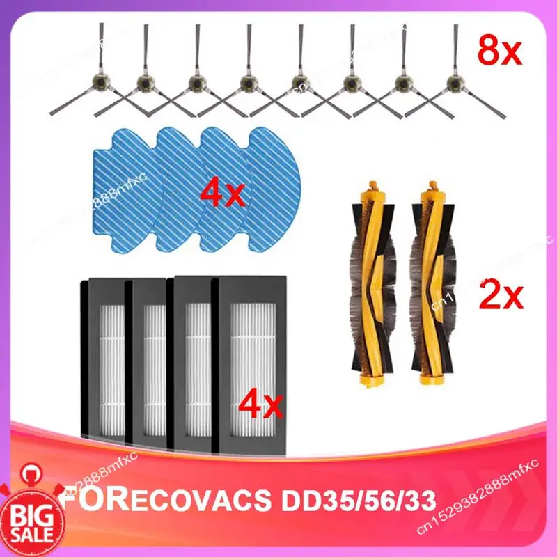 

Большая сделка для роботов-пылесосов ECOVACS DD35/56/33, аксессуары для пылесосов, запасные части