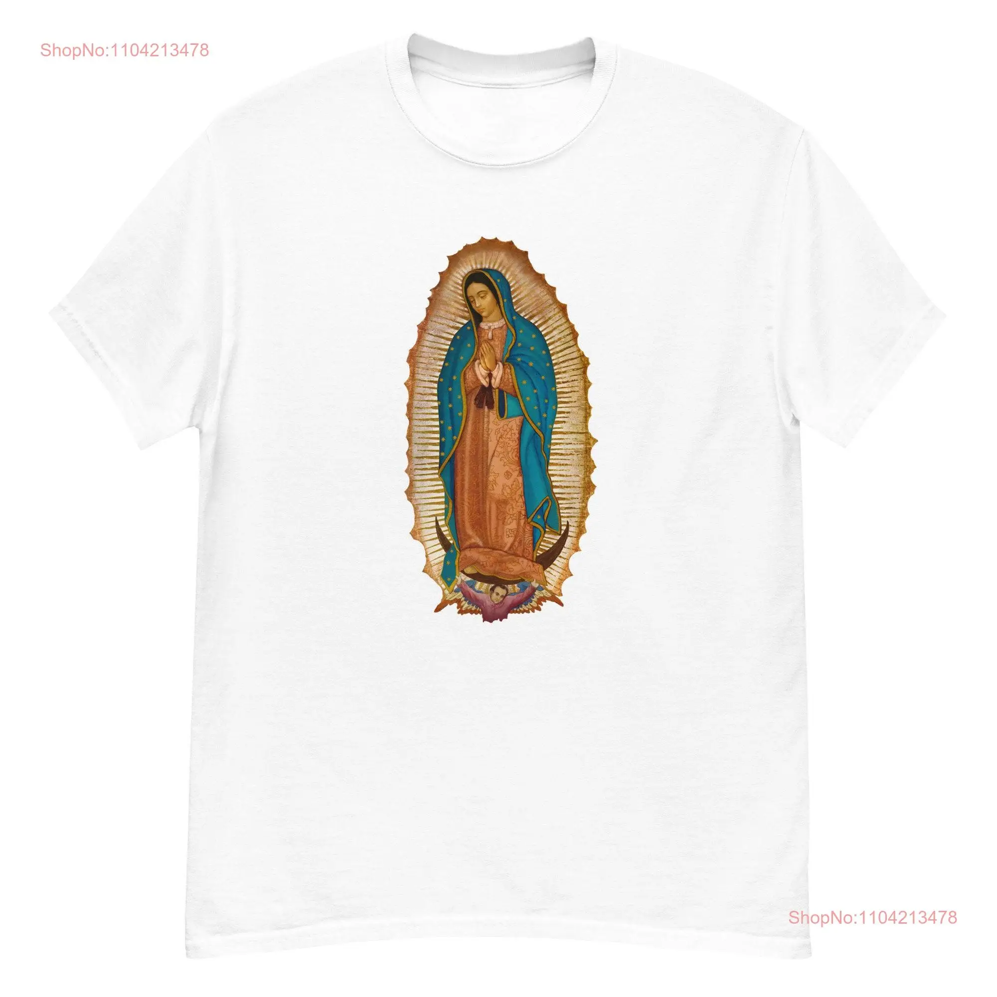 Our Lady of Guadalupe SweaT T Shirt Mother Jesus Love Christmas Virgin Mary long or short sleeves