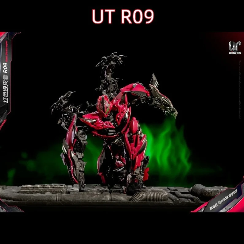 [Disponibile] Giocattolo Originale UniqueToys UT-R09 UTR09 Stinger Red Destroyer MPM, Action Figure Robot in Lega, Bestseller