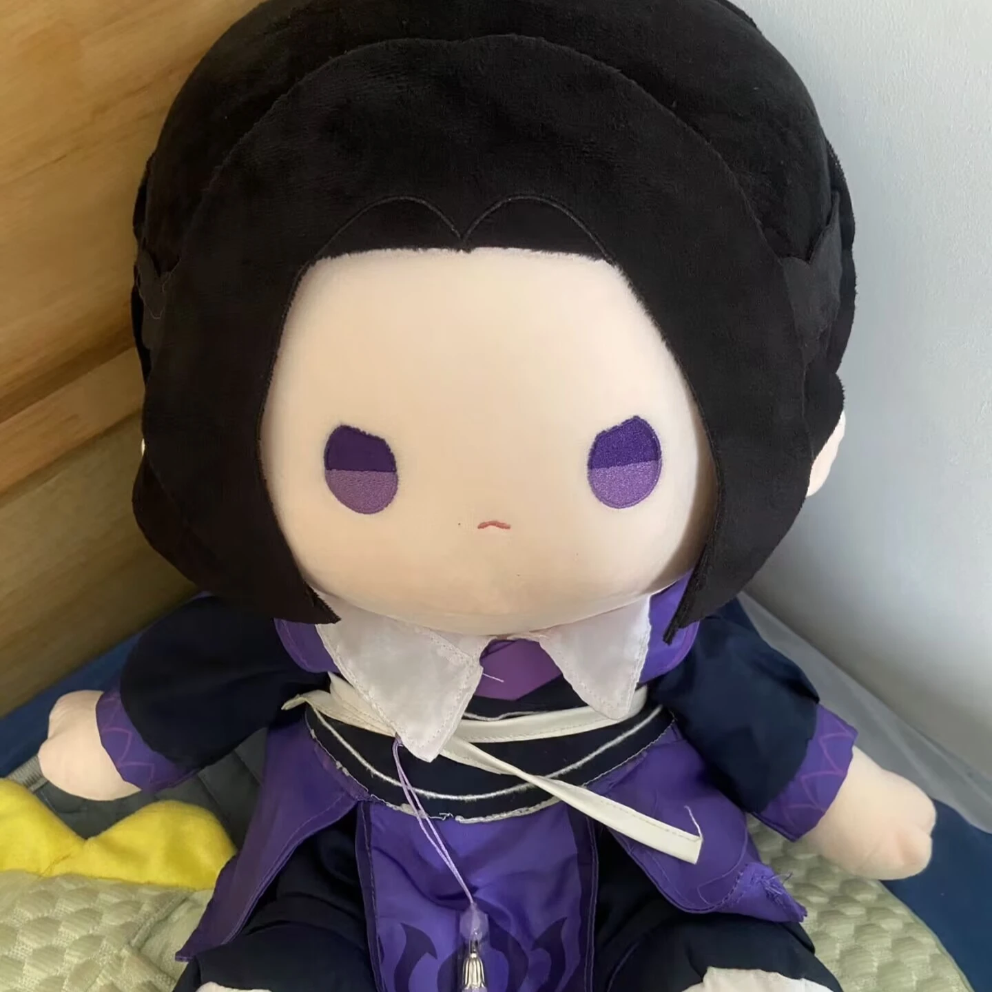 الأصلي "بطريرك المسار السحري" أنيمي الطرفية مروحة الفن "جيانغ تشنغ" سمة 40 سنتيمتر دمية قطنية كهدية للآخرين #6