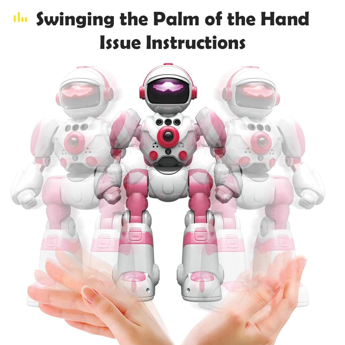 2.4G Remote Controlled Robot, Intelligent Programming Gesture Sensing, Dancing Singing Puzzle Toys Excluding regular batteries