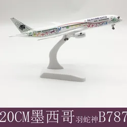 Aircraft 20cm 787 B787 Mexican Air AEROMEXICO Airlines Airways Alloy Metal Airplane Model Diecast Plane Model Wheels
