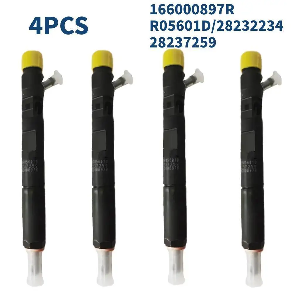 

4X Diesel Fuel Injector 28237259 166000897R EJBR05601D R05601D 28232234 For Nissan Renault 1.5 dCi